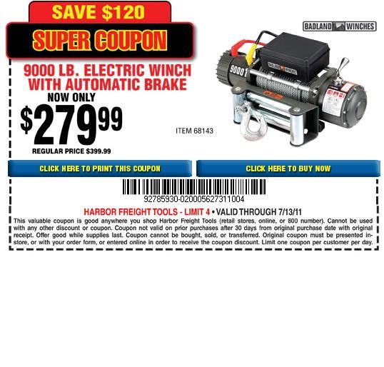 Badland winches Harbor Freight? Are they junk? Pirate 4x4